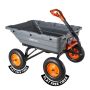 Wózek na odpady ogrodowe VEVOR TC4283A, 680 kg, 124 × 99 × 73,5 cm