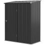 Садовый контейнер Outsunny 162x95x196см, черного цвета