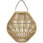 Lampa ogrodowa z baterią solarną Outsunny 31x31x32cm, jasnobrązowa