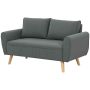 Диван Homcom 145x75x78см, серо-светло-коричневого цвета