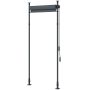 Side awning Outsunny 120x310cm., dark gray/black