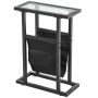 Stolik kawowy Homcom 40x18x55,5cm., czarny