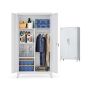Szafa SONGMICS OMC018GJ01, 2 drzwi, 5 półek, 80 × 165 × 40 cm