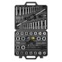 Tap and die set VEVOR 51PC, 51 pieces, black, 405 × 370 × 64 mm