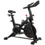 Stationary exercise bike, With Bluetooth and LCD display, Black, 111.5 × 114.5 × 52.5 cm