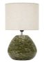 Lampa stołowa, 1 źródło światła, zielona, ​​30 × 49 × 30 cm
