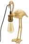 Lampa stołowa Flamingo, 1 źródło światła, złota, 13 × 39,5 × 11,5 cm