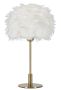 Lampa stołowa Mauro Ferretti Ball Feather, 1 gniazdo E27