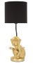 Lampa stołowa Sit Monkey, 1 źródło światła, złota/czarna