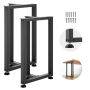 Nogi stołowe VEVOR HXZTTX28-17.7, 2 szt., 450 × 220 × 740 mm
