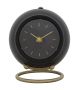 Ball Desk Clock, Black and Gold, 16 × 19 × 13 cm