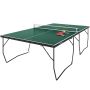 Stół do tenisa stołowego Sportnow 274x152,5x76cm, czarny/ciemnozielony