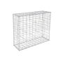Gabion 100 x 80 x 30 cm. GGB183, kolor srebrny