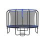 Trampolina 244 cm z siatką zabezpieczającą i schodkami