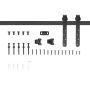Sliding door hardware set, 180 × 2.5 × 0.3 cm