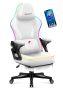 Fotel obrotowy Force 4.6 RGB biały