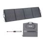 Foldable solar panel VEVOR S200, 200 W, 2230 × 610 × 55 mm