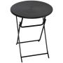 Folding outdoor table Outsunny 60x60x73cm., black