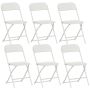 Folding chairs, 6 pcs, 45 × 79.5 × 49 cm