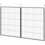 PawHut dog enclosure, black