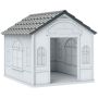 Dog kennel PawHut 65x75.7x63cm., white/gray