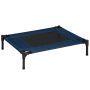 Legowisko dla psa PawHut 76x61x18cm, niebiesko-czarne