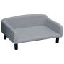 Dog bed PawHut 82x54x36cm., gray/black