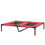 Dog bed PawHut 92x76x18cm., red/black