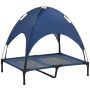 Dog bed PawHut 92x76x90cm., blue/black