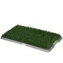 Dog toilet PawHut 67x41x3.5cm., green/gray