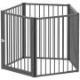 Dog fence, 5 panels, 180 × 60 × 76 cm