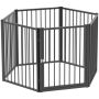 Wybieg dla psa PawHut 120x60x76cm, czarny