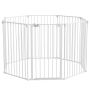 Wybieg dla psa PawHut 154x154x90cm, biały