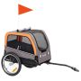 Dog bike trailer, up to 20 kg, 127.5 × 57.5 × 75.5 cm