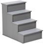 Schody dla psa PawHut 40x59x54,2cm, szare