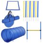 PawHut dog training set, yellow/blue