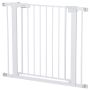 Dog gate, adjustable 75-96 cm, White, 75-96 × 76 cm