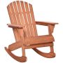 Садовое кресло-качалка Outsunny 77x94x97 см, светло-коричневое