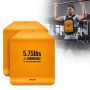 Obciążniki do kamizelki obciążeniowej VEVOR JSQB-5.75LB, 2 szt. po 2,6 kg, 295 × 240 × 30 mm