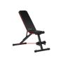 Weight bench SWB801R01, black/red