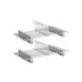 Metal trouser hangers, 20 pcs. gray