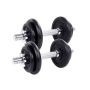 Weight set SYL20T 2x20 kg, black