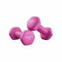 Dumbbell set 2 x 1 kg, pink