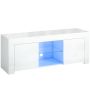 Stojak pod TV, LED RGB, 2 szafki i 2 półki, 120 × 34 × 45 cm