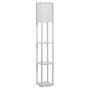 Floor lamp Aosom 833-623V90WT, 3 shelves, 26 × 160 × 26 cm