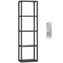 Floor lamp, RGB, 3 shelves, 45 × 29 × 157 cm