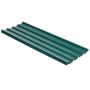 Trapezoidal roofing sheet set, 12 pcs, 129 × 45 cm