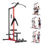 Cable trainer VEVOR LAT HM1905B, 3 in 1, 1370 × 720 × 2080 mm