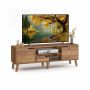 Stolik pod TV VASAGLE LTV556, z regulowaną półką, 147 × 50 × 39 cm