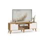 Stolik pod TV VASAGLE LTV556, z regulowaną półką, 147 × 50 × 39 cm